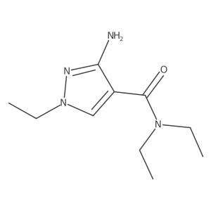 3-Amino-N,n,1-triethyl-1H-pyrazole-4-carboxamide Structure