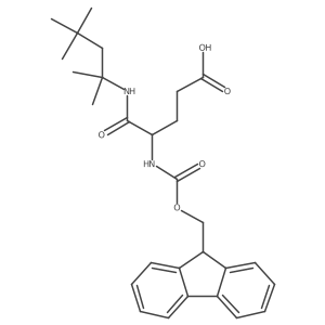 4-({[(9H-fluoren-9-yl)methoxy]carbonyl}amino)-4-[(2,4,4-trimethylpentan-2-yl)carbamoyl]butanoic acid Structure