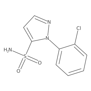 1-(2-chlorophenyl)-1H-pyrazole-5-sulfonamide Structure