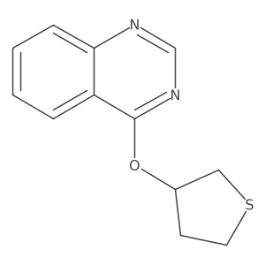 4-(Thiolan-3-yloxy)quinazoline结构式