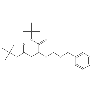 (R)-DI-Tert-butyl 2-((benzyloxy)methoxy)succinate结构式