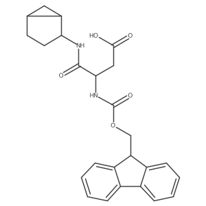 rac-3-{[(1R,5S)-bicyclo[3.1.0]hexan-2-yl]carbamoyl}-3-({[(9H-fluoren-9-yl)methoxy]carbonyl}amino)propanoic acid Structure