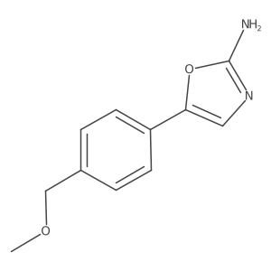 5-[4-(Methoxymethyl)phenyl]-1,3-oxazol-2-amine结构式