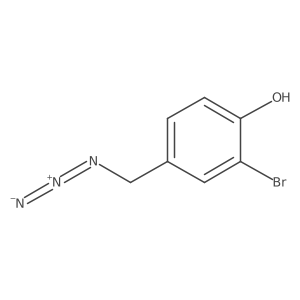 4-(Azidomethyl)-2-bromophenol结构式