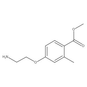 Methyl 4-(2-aminoethoxy)-2-methylbenzoate Structure