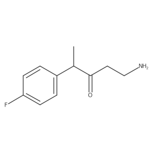 1-Amino-4-(4-fluorophenyl)pentan-3-one Structure