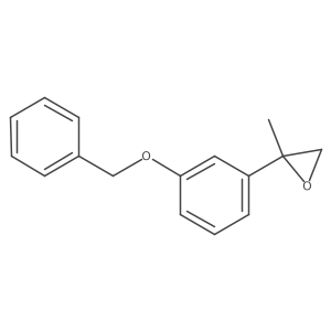 2-[3-(Benzyloxy)phenyl]-2-methyloxirane结构式