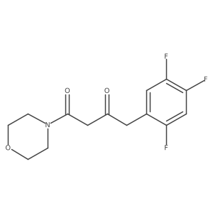 1-Morpholino-4-(2,4,5-trifluorophenyl)-1,3-butanedione Structure