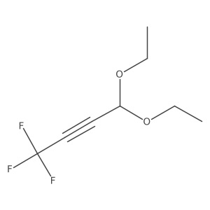 4,4-Diethoxy-1,1,1-trifluorobut-2-yne结构式