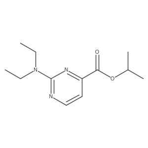 Propan-2-yl 2-(diethylamino)pyrimidine-4-carboxylate Structure