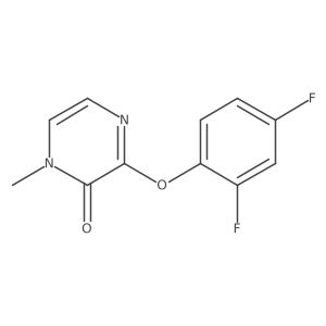 3-(2,4-Difluorophenoxy)-1-methyl-1,2-dihydropyrazin-2-one Structure