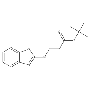 Tert-butyl 3-[(1,3-benzothiazol-2-yl)amino]propanoate Structure