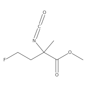 Methyl 4-fluoro-2-isocyanato-2-methylbutanoate Structure
