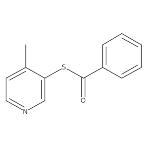 [(4-Methylpyridin-3-yl)sulfanyl](phenyl)methanone结构式