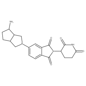 5-{4-amino-octahydrocyclopenta[c]pyrrol-2-yl}-2-(2,6-dioxopiperidin-3-yl)-2,3-dihydro-1H-isoindole-1,3-dione Structure