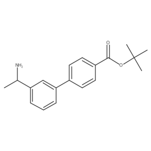 Tert-butyl 3'-(1-aminoethyl)-[1,1'-biphenyl]-4-carboxylate结构式