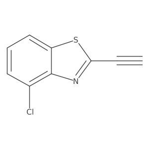 4-Chloro-2-ethynylbenzo[d]thiazole结构式