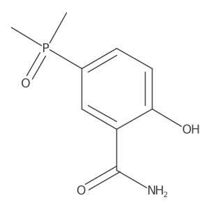 5-(Dimethylphosphoryl)-2-hydroxybenzamide结构式