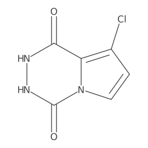 8-Chloro-2,3-dihydropyrrolo[1,2-d][1,2,4]triazine-1,4-dione Structure