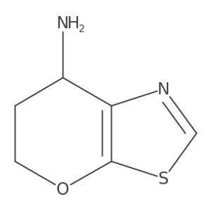 6,7-Dihydro-5H-pyrano[3,2-d]thiazol-7-amine Structure