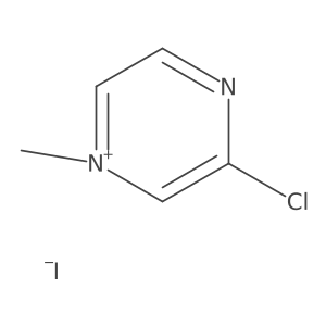 3-Chloro-1-methylpyrazin-1-ium iodide结构式