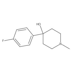 4-(4-Fluoro-phenyl)-1-methyl-piperidin-4-OL Structure