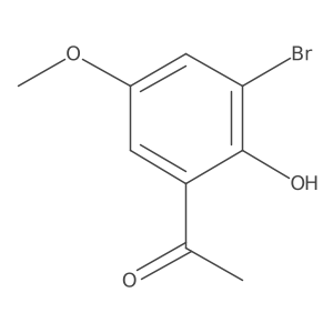 1-(3-Bromo-2-hydroxy-5-methoxyphenyl)ethanone Structure