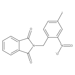 2-[(4-Iodo-2-nitrophenyl)methyl]-1H-isoindole-1,3(2H)-dione结构式