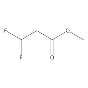 Methyl 3,3-difluoropropanoate结构式