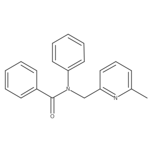 N-[(6-Methyl-2-pyridinyl)methyl]-N-phenylbenzamide结构式