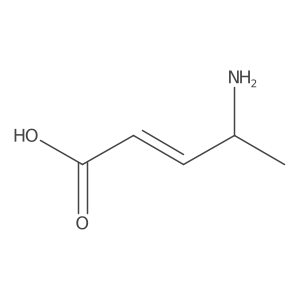 4-Aminopent-2-enoic acid结构式