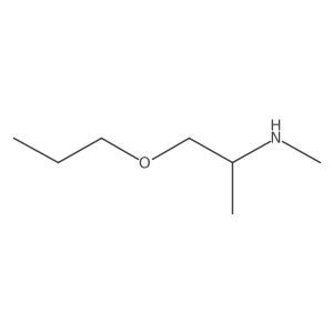 N-Methyl-1-propoxy-2-propanamine结构式