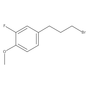 4-(3-Bromopropyl)-2-fluoro-1-methoxybenzene Structure
