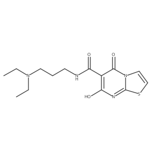 N-(3-(diethylamino)propyl)-7-hydroxy-5-oxo-5H-thiazolo[3,2-a]pyrimidine-6-carboxamide Structure