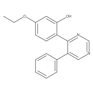 5-Ethoxy-2-(5-phenylpyrimidin-4-yl)phenol Structure