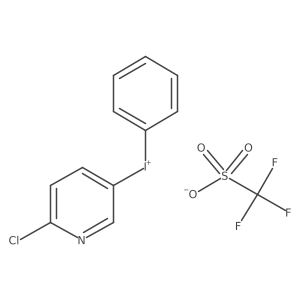 (6-Chloro-pyridin-3-yl)(phenyl)iodonium triflate Structure
