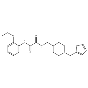 N1-(2-ethoxyphenyl)-N2-((1-(thiophen-2-ylmethyl)piperidin-4-yl)methyl)oxalamide Structure