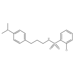 2-chloro-N-(3-(4-(dimethylamino)phenyl)propyl)benzenesulfonamide Structure
