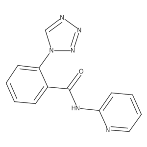 N-(pyridin-2-yl)-2-(1H-tetrazol-1-yl)benzamide Structure
