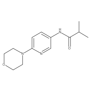 n-(6-Morpholinopyridin-3-yl)isobutyramide Structure