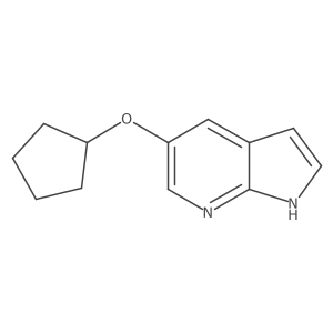 5-cyclopentyloxy-1H-pyrrolo[2,3-b]pyridine Structure