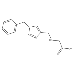 ((1-benzyl-1H-1,2,3-triazol-4-yl)methyl)glycine结构式