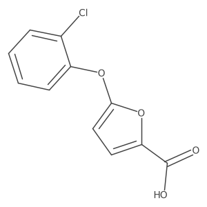 5-(2-Chlorophenoxy)furan-2-carboxylic acid结构式