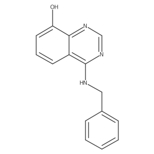 4-[(Phenylmethyl)amino]-8-quinazolinol结构式