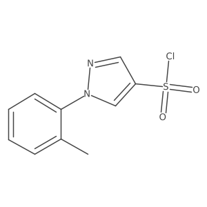 1-(o-Tolyl)-1H-pyrazole-4-sulfonyl chloride结构式
