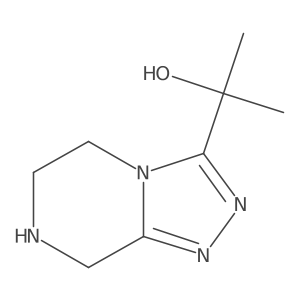 2-{5H,6H,7H,8H-[1,2,4]triazolo[4,3-a]pyrazin-3-yl}propan-2-ol Structure