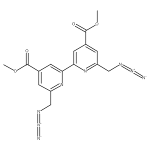 Methyl 2-(azidomethyl)-6-[6-(azidomethyl)-4-methoxycarbonylpyridin-2-yl]pyridine-4-carboxylate Structure