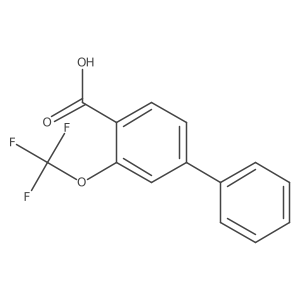 3-(Trifluoromethoxy)biphenyl-4-carboxylic acid结构式