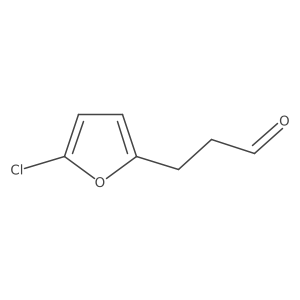 3-(5-Chlorofuran-2-yl)propanal结构式