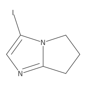 3-Iodo-6,7-dihydro-5H-pyrrolo[1,2-a]imidazole Structure